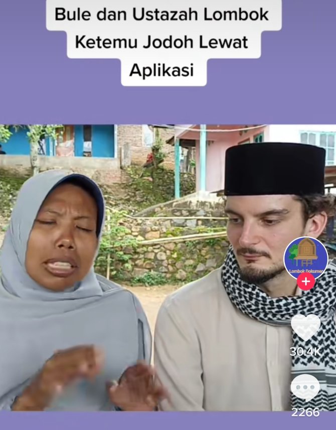 viral kisah ustazah lombok nikah dengan bule ketemu via aplikasi