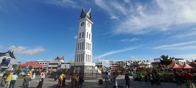 potret jam gadang