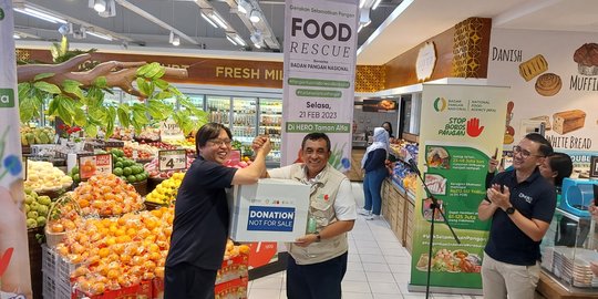 Kurangi Sampah Makanan, BPN Gandeng Hero Supermarket Distribusi Pangan ke Daerah