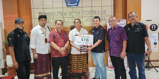 1,020 STB Didistribusikan Grup SCM EMTEK di Kota Denpasar Bali