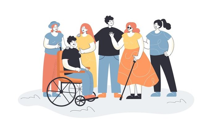 ilustrasi disabilitas