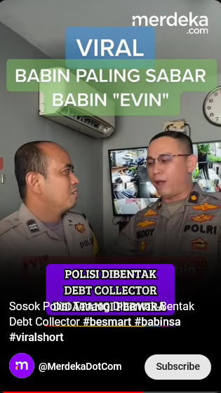 polisi tenang dibentak debt collector didatangi perwira 039ratakan039