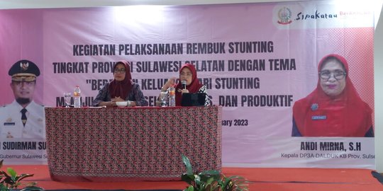 Gelar Diskusi, Wujud Komitmen Pemprov Sulsel Tangani Stunting