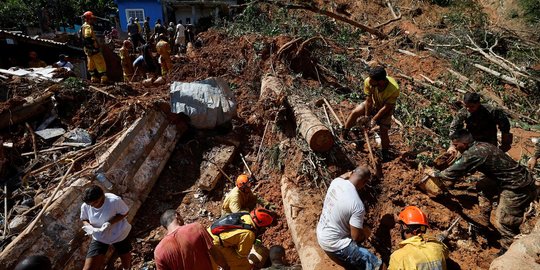 Dahsyatnya Terjangan Tanah Longsor di Brasil, 48 Orang Tewas