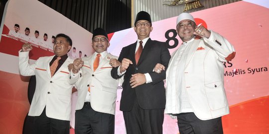 Momen PKS Deklarasi Anies Baswedan Calon Presiden di Pemilu 2024