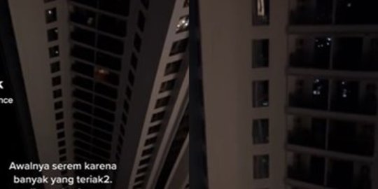 Suasana Horor Gedung Apartemen Mati Listrik, Mereda saat Penghuni Putar Lagu Ini
