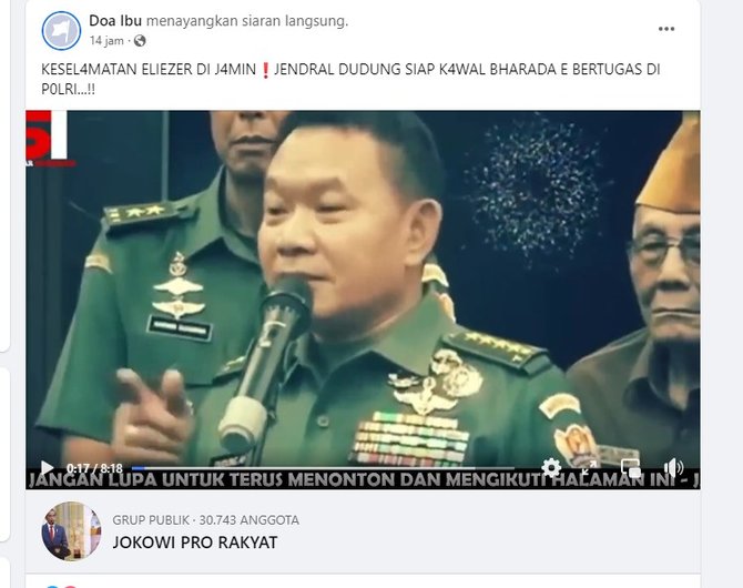 cek fakta kasad dudung siap kawal amp jamin keselamatan bharada e bertugas di polri