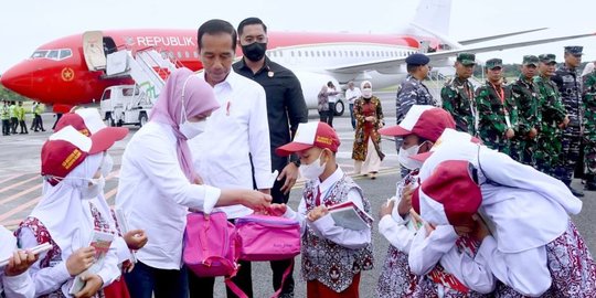 Saat Siswi SD di Balikpapan Mengobrol dengan Jokowi: Jantung Saya Langsung Degdegan