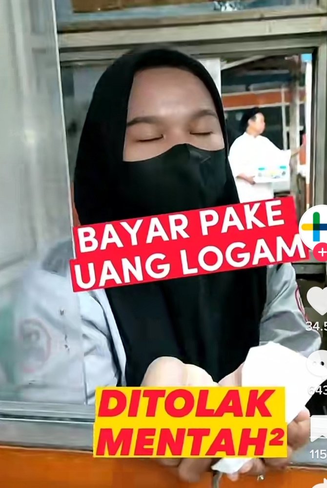 viral petugas loket parkir menolak uang receh alasannya jadi sorotan