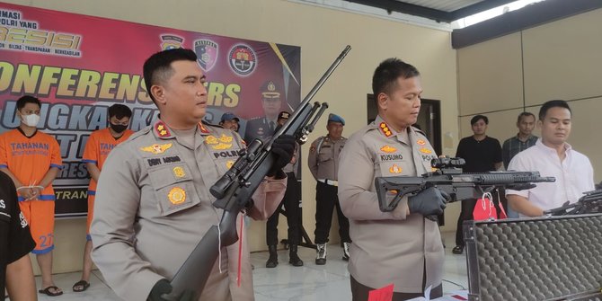 Polresta Sidoarjo Bongkar Penyelundupan Senpi Ilegal Melalui Jasa Ekspedisi