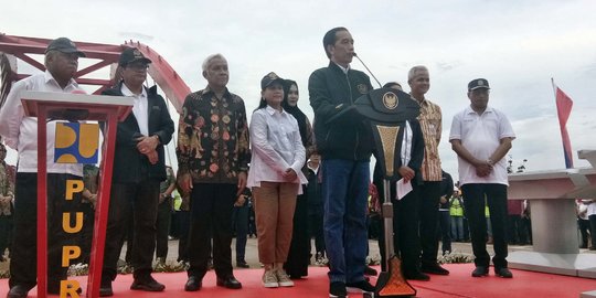 Resmikan Tol Semarang-Demak Seksi II, Jokowi Harap Percepat Bawa Hasil Pertanian