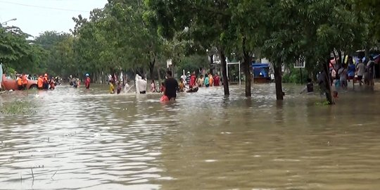 Seribuan Warga di Kosambi dan Teluknaga Tangerang Terdampak Banjir