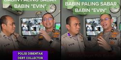 Sosok Aiptu Evin Polisi Dibentak Debt Collector, Akrab sama Ojol & Penggali Kubur