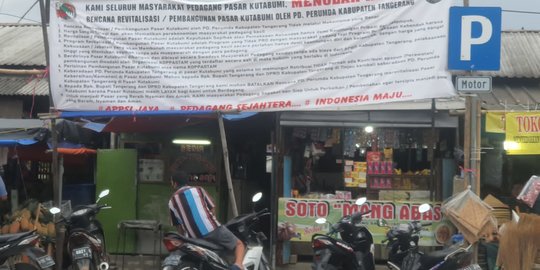 Pedagang Pasar Kutabumi Tangerang Geger, Tarif Relokasi Mencapai Rp120 Juta