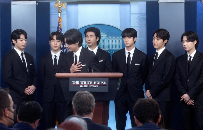 band k pop bts bicara di gedung putih