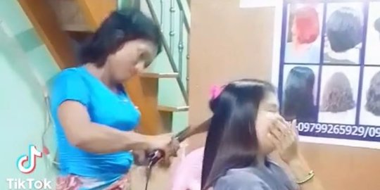 Viral Pegawai Salon Rambut 'Barbar' saat Treatment Pelanggan, Bikin Heran