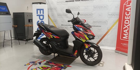 Epson dan Maxdecal Kolaborasi, Hasilkan Stiker Kustom Otomotif dengan Warna Langka