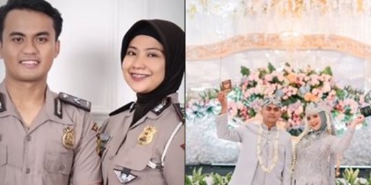 Polisi Ganteng Nikahi Polwan Seniornya, Kisahnya Langsung jadi Sorotan