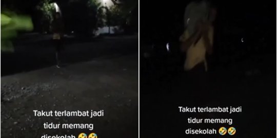 Viral Siswa Ini Rela Tidur di Sekolah, Takut Datang Terlambat