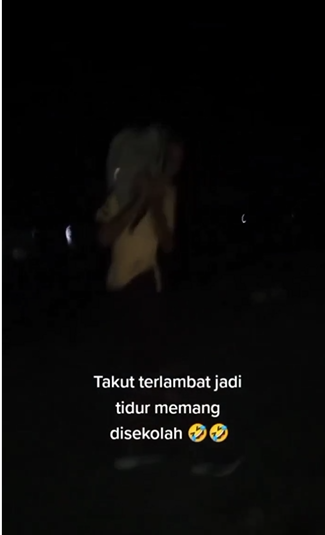 viral siswa ini rela tidur di sekolah takut datang terlambat