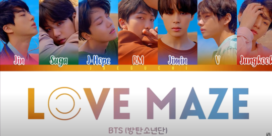 Lirik Lagu Love Maze - BTS