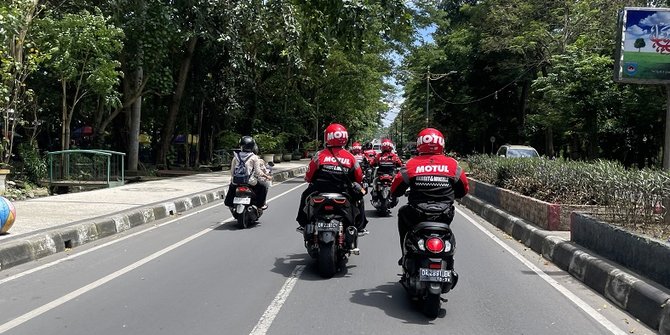 170 Tahun Motul Scooter, Motul Geber Skutik dari Bali ke Mandalika Nonton WSBK
