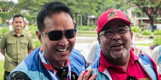 Ditanya Soal Pilgub DKI, Rano Karno dan Andika Perkasa Kompak Jawab "Lihat Nanti"