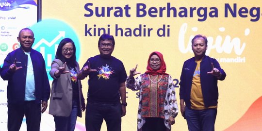 Super Lengkap, Bank Mandiri Sematkan Fitur Pemesanan SBN Ritel di Livin' by Mandiri