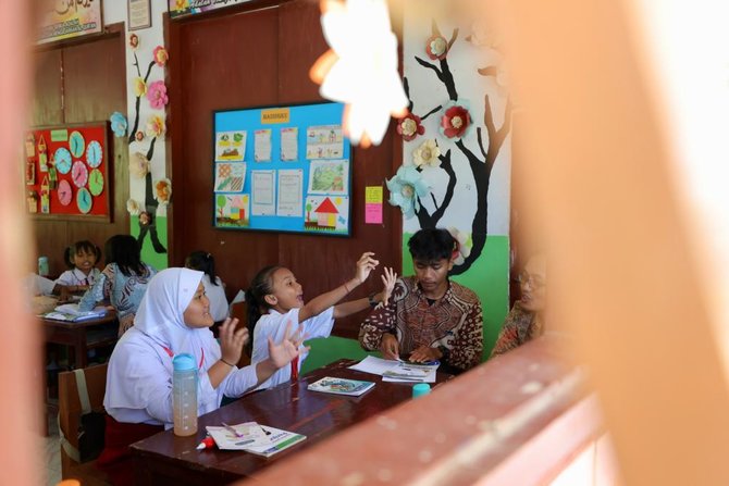 anak anak desa di banyuwangi mulai dilatih hitung cepat