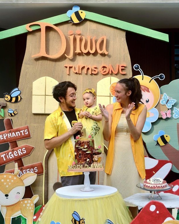 5 potret ulang tahun anak nadine dan dimas anggara bertemakan hewan