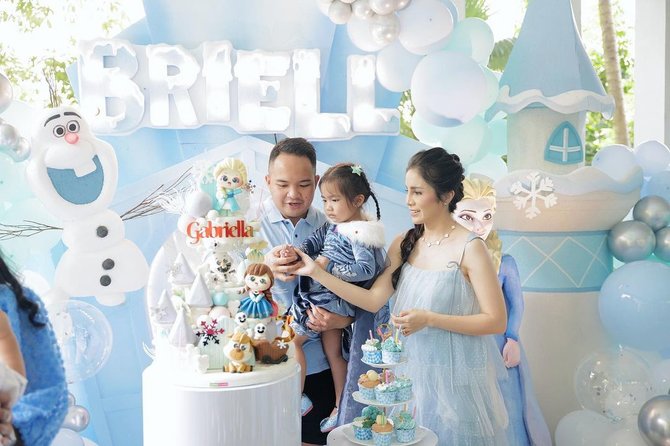 ulang tahun anak pertama momo geisha yang ke 3