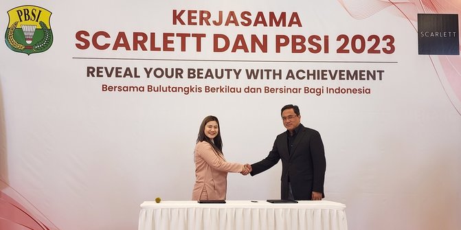 Scarlett Perkuat Kemitraan dengan PBSI, Terus Dukung Atlet Bulutangkis Indonesia