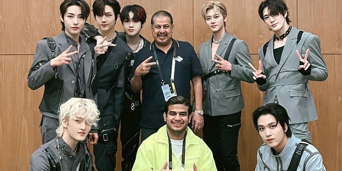 6 Momen Ayah Fadil Jaidi Ketemu Idol Kpop, NCT Dream Salim Cium Tangan Pak Muh