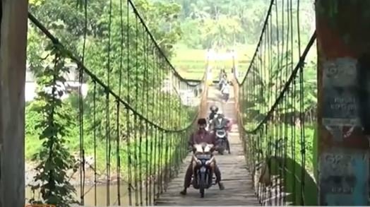 jembatan di magelang kondisinya memprihatinkan