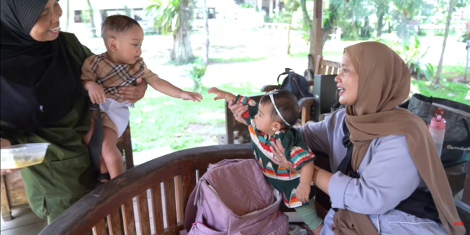 Potret Moana dan Abang L Anak Lesti Kejora Playdate, Duh Gemes Banget!