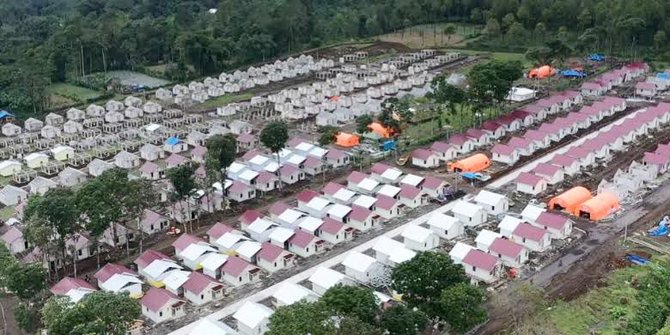 93 Persen Hunian Relokasi Penyintas Erupsi Gunung Semeru Telah Ditempati