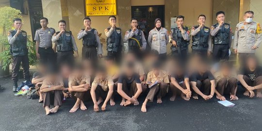 18 Pelajar Diduga Hendak Tawuran Ditangkap Polisi di Kalideres Jakbar