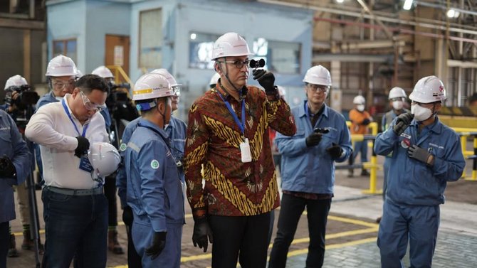 komunitas asean kunjungi krakatau posco