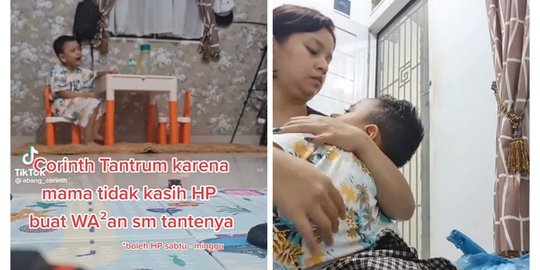 Video Viral Ibu Sabar Hadapi Anak Tantrum, Gaya Parentingnya Jadi Sorotan