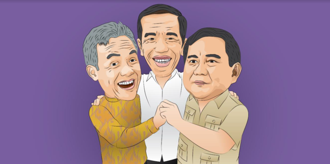 jokowi jodohkan prabowo ganjar