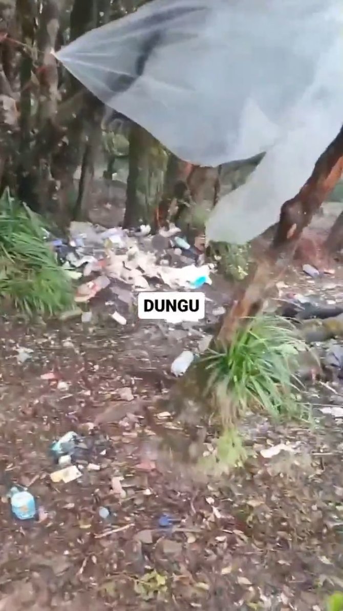 bikin miris begini kondisi gunung gede pangrango yang penuh sampah