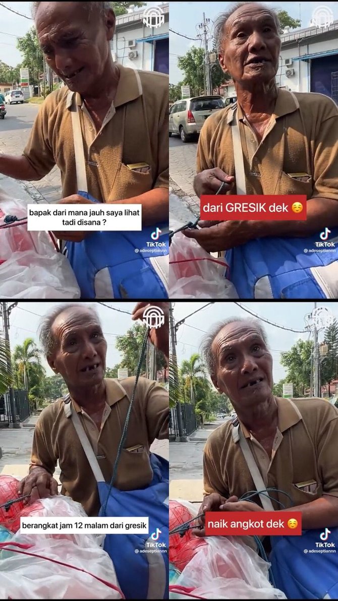 viral kakek 72 tahun rela jalan 6 jam untuk jualan balon bikin sedih