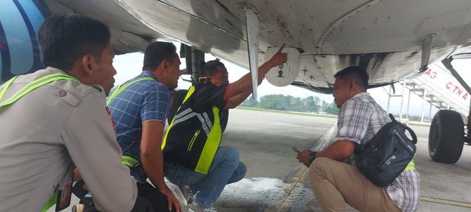 pesawat trigana air ditembaki di bandara yahukimo