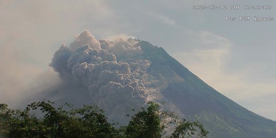 Bentuk Merapi Mengalami Perubahan, Ada Potensi Bahaya di Sisi Barat Laut