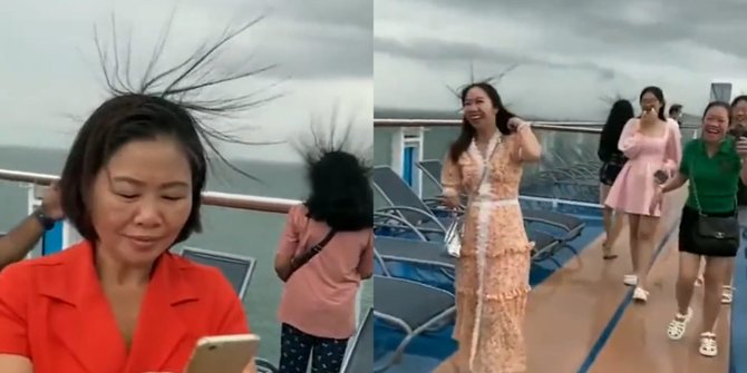 Viral Video Rambut Penumpang Kapal Berdiri Tegak, Ada Tanda Bahaya di Baliknya