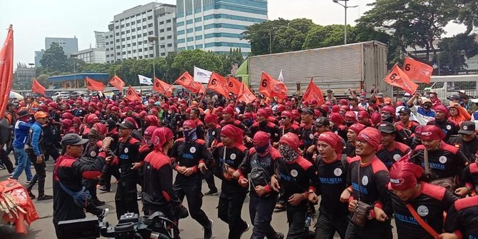Gelar Aksi Unjuk Rasa di DPR, Partai Buruh Tolak RUU Kesehatan