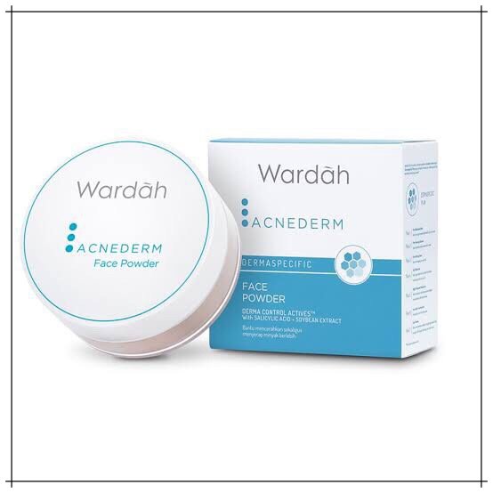 wardah acnederm face powder