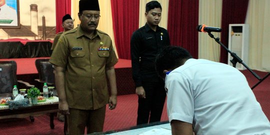 Pesan Wali Kota Pasuruan saat Lantik Enam Pejabat Tinggi Pratama