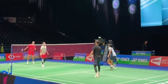 Siap Tanding, Intip Latihan Pemain Indonesia Jelang Tampil di All England 2023