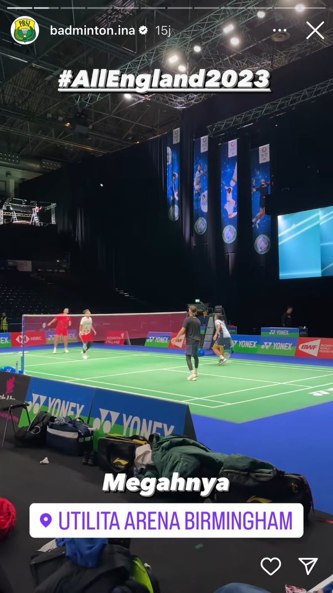 siap tanding intip latihan pemain indonesia jelang tampil di all england 2023